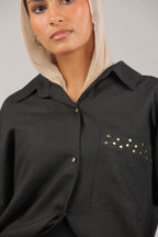 Black Linen Shirt