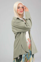 Olive Linen Shirt