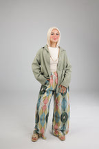 MOSAIC LINEN PANTS