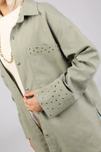 Olive Linen Shirt
