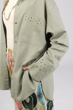 Olive Linen Shirt