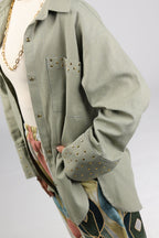 Olive Linen Shirt
