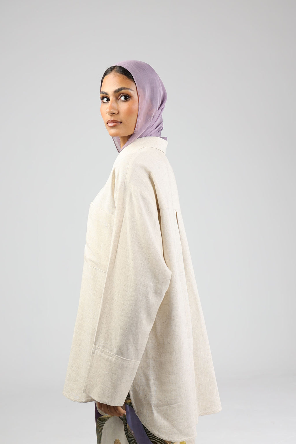 Nude Linen Shirt