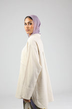 Nude Linen Shirt