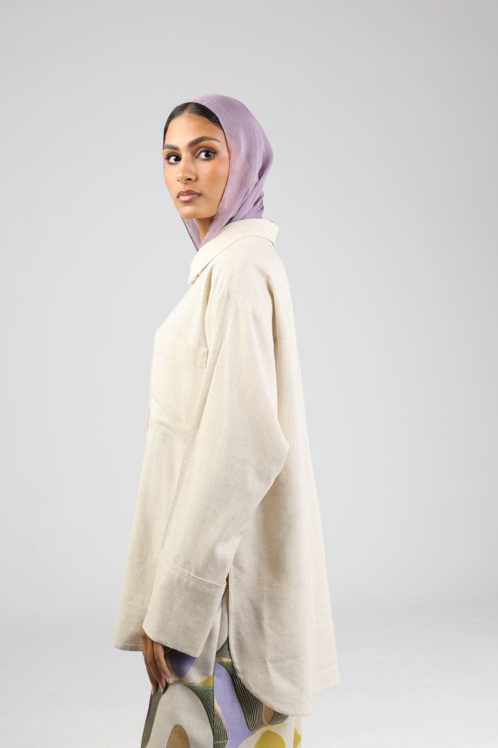 Nude Linen Shirt