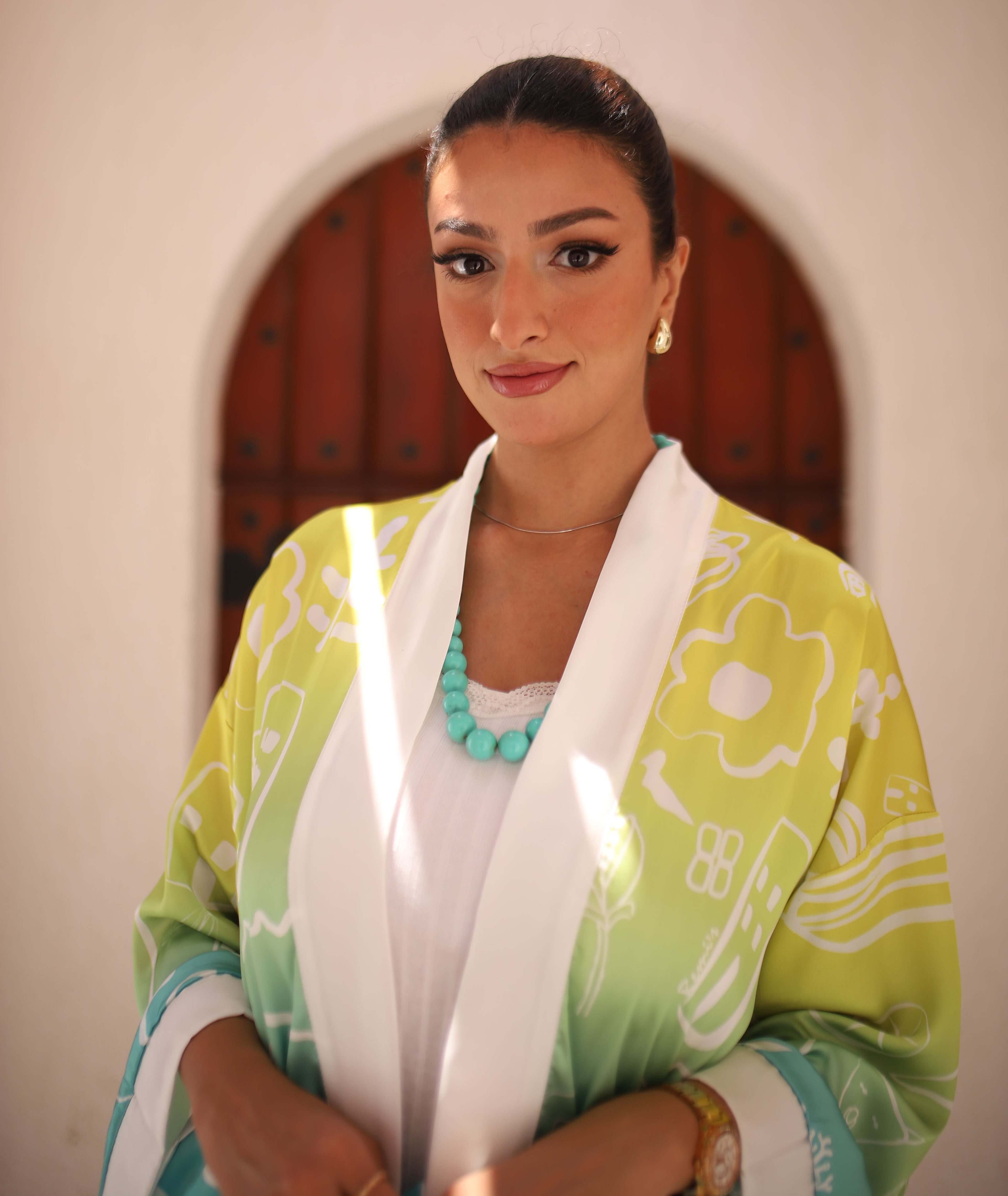 Blue Lemonade Kimono