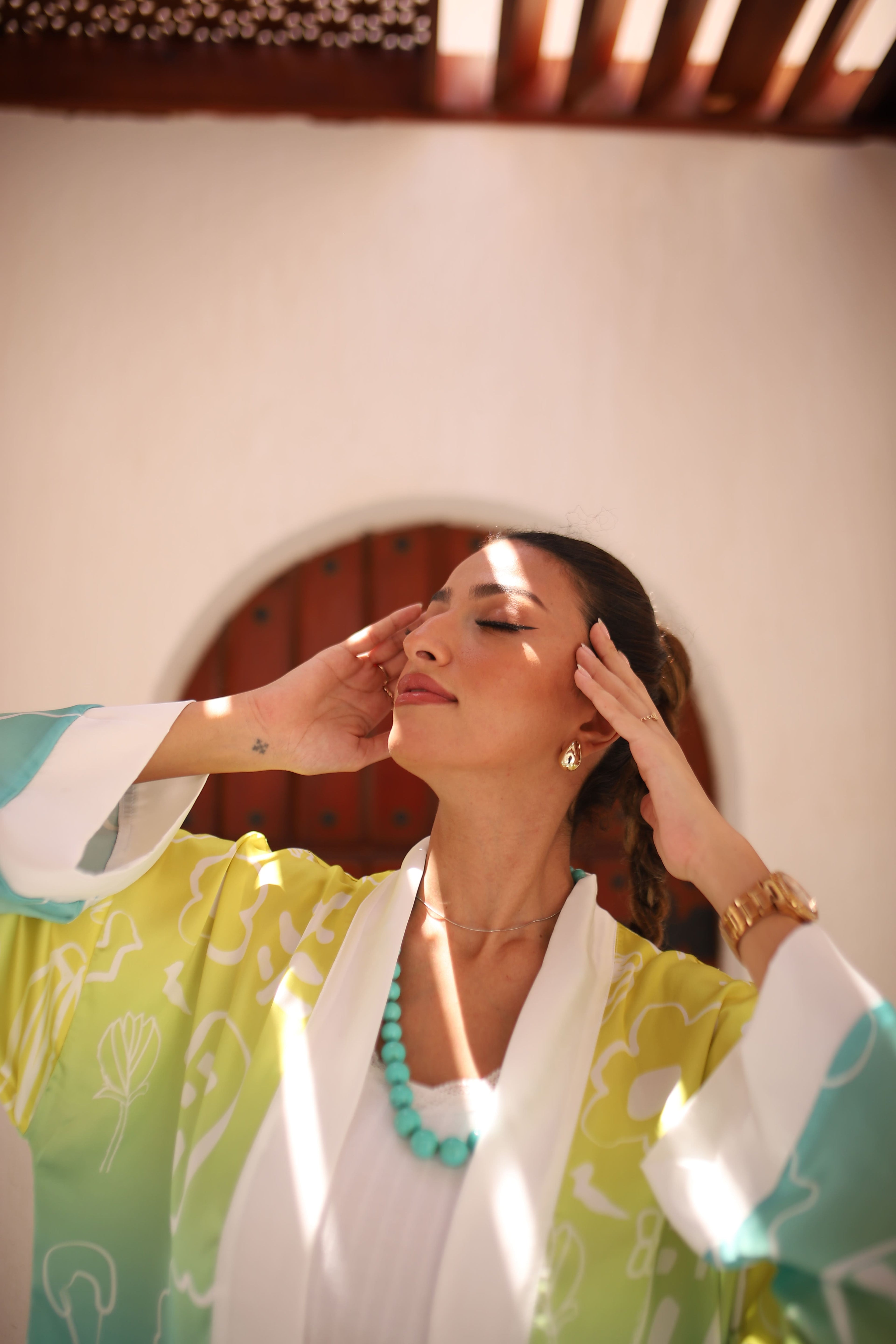 Blue Lemonade Kimono