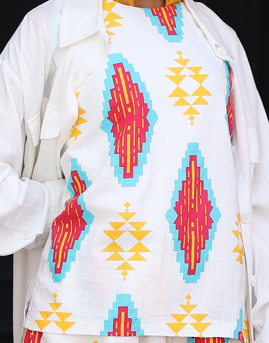 Azetec Pink Top