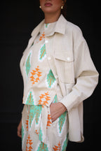 Nude Linen SHirt