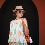 Azetec Orange Top