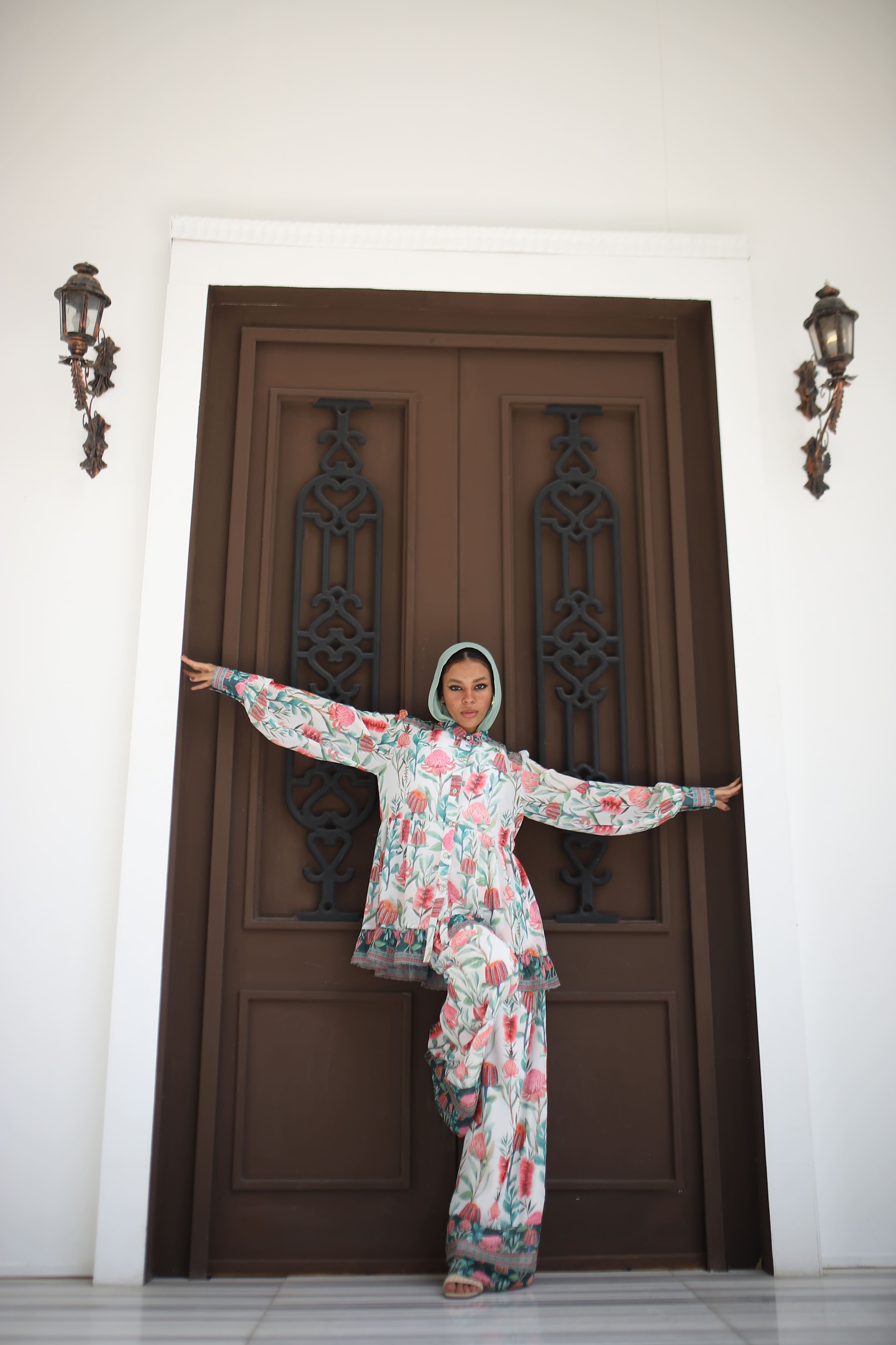 Flora Chiffon Pants