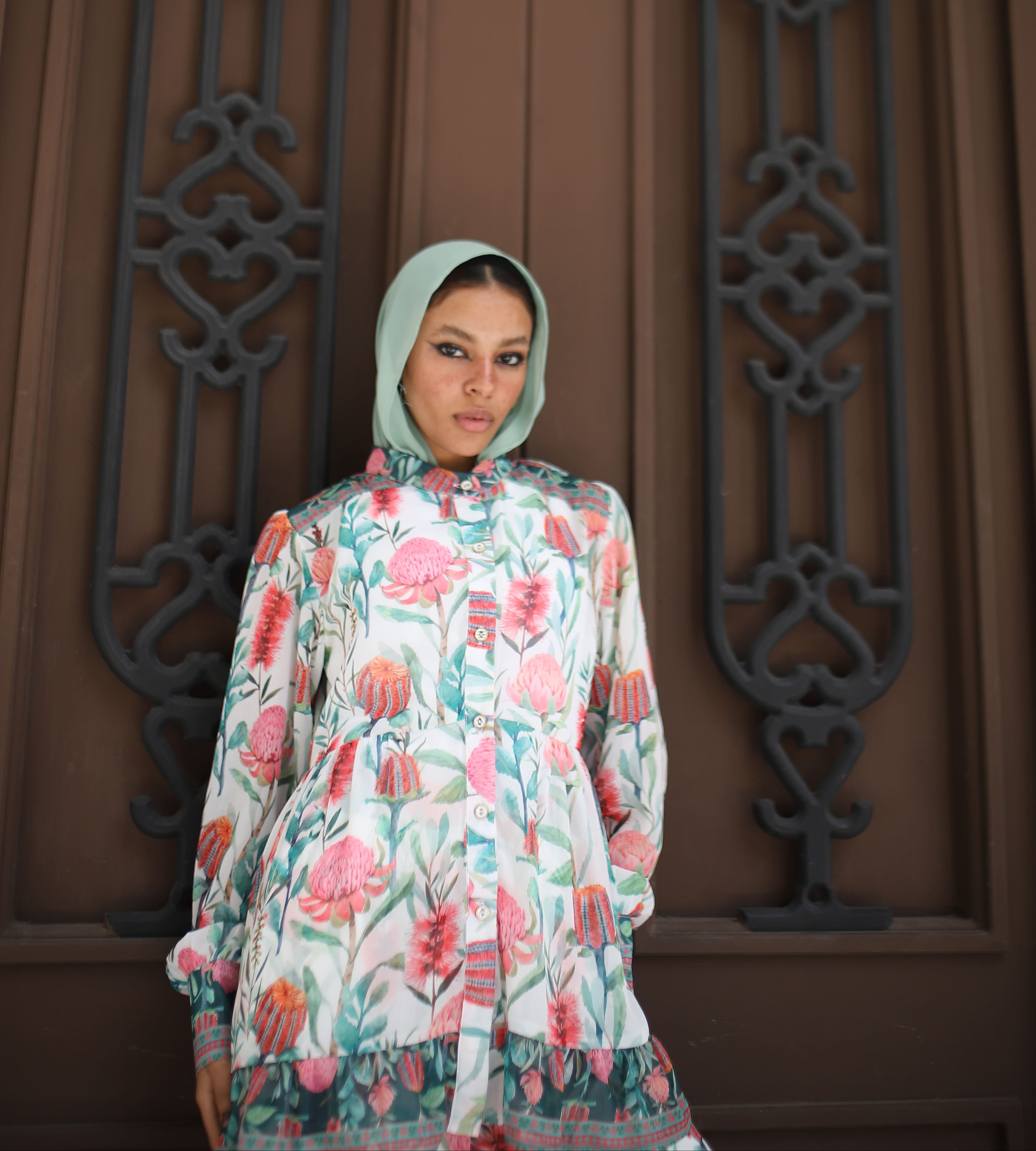 Flora Chiffon Blouse