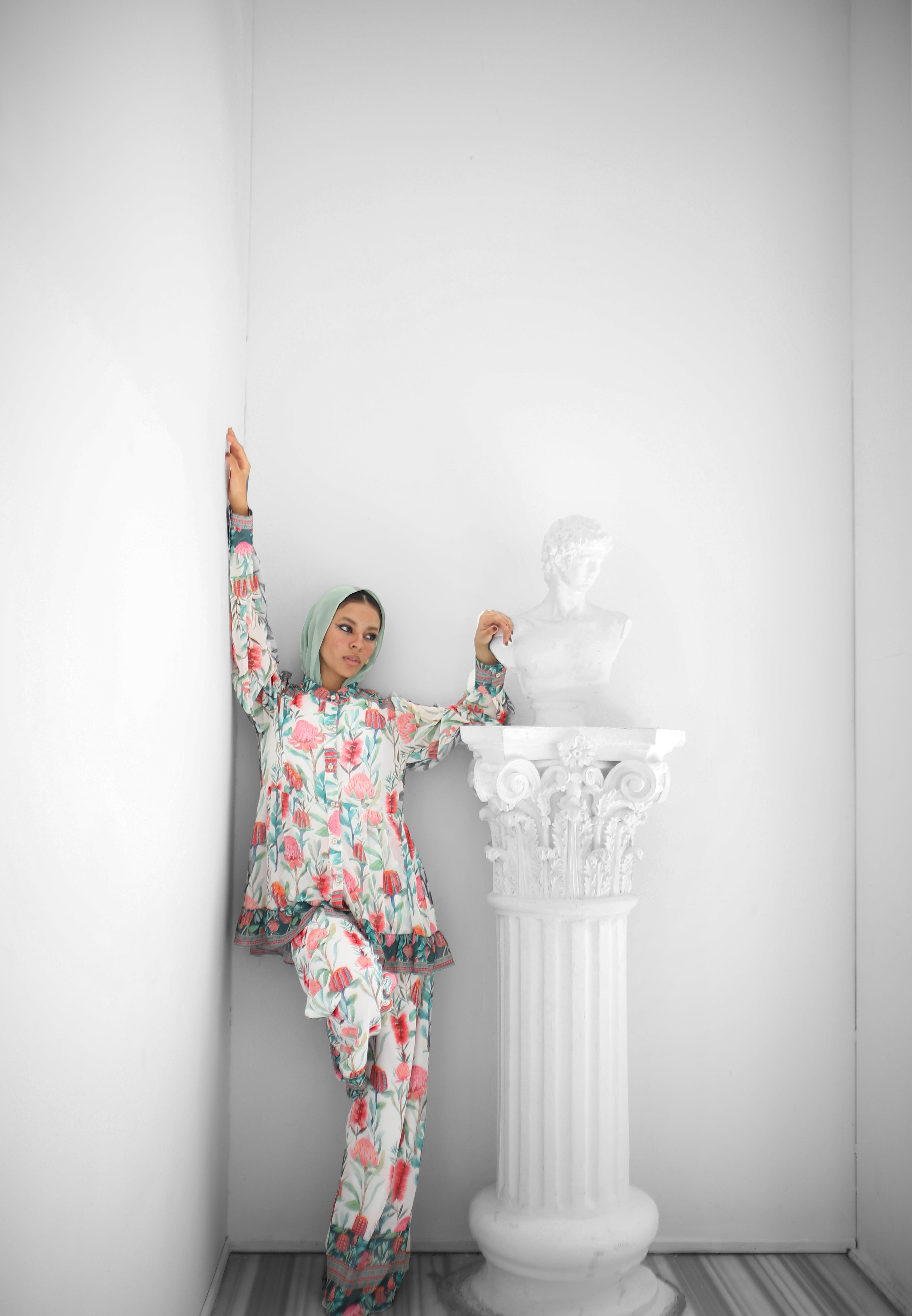 Flora Chiffon Blouse