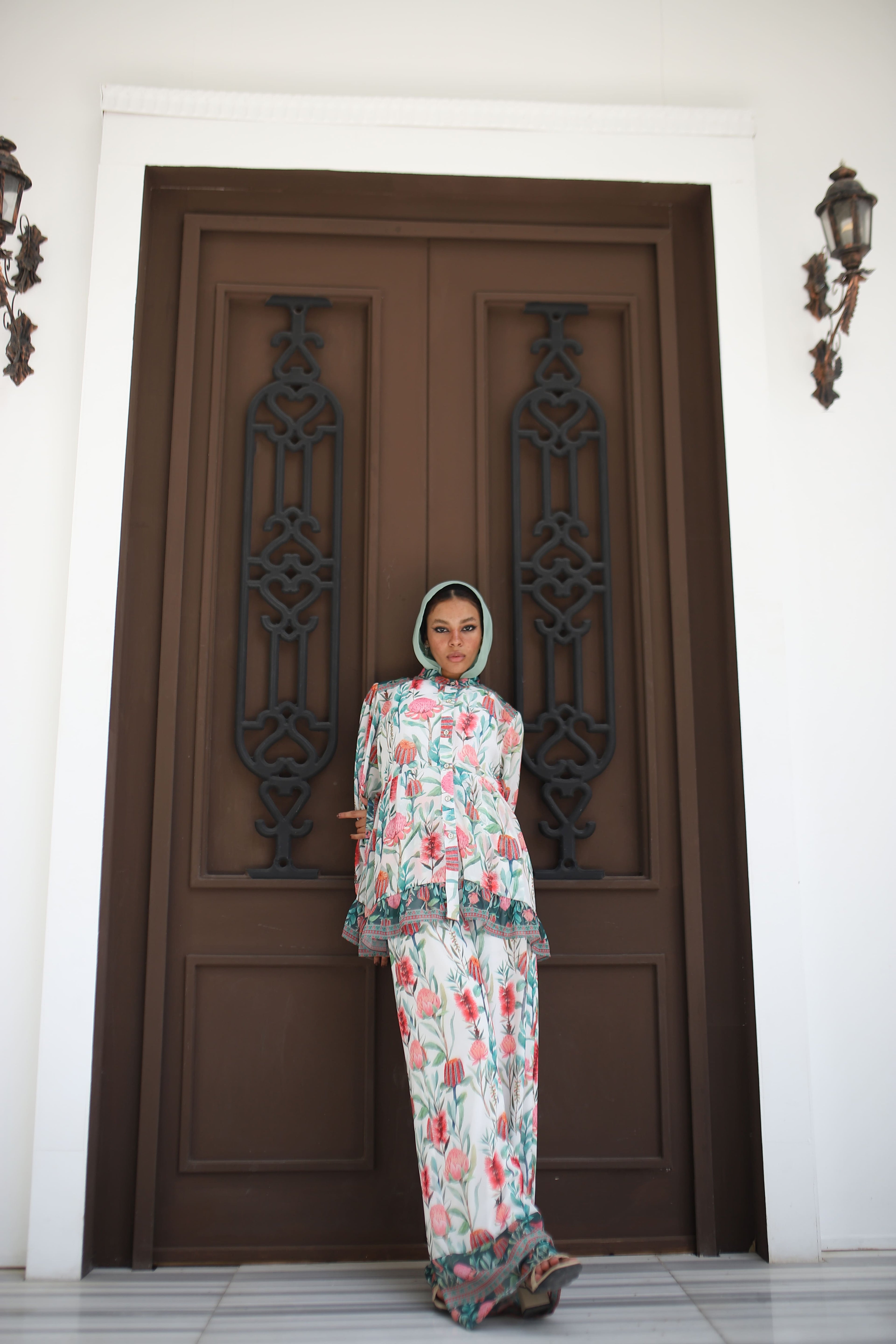 Flora Chiffon Blouse