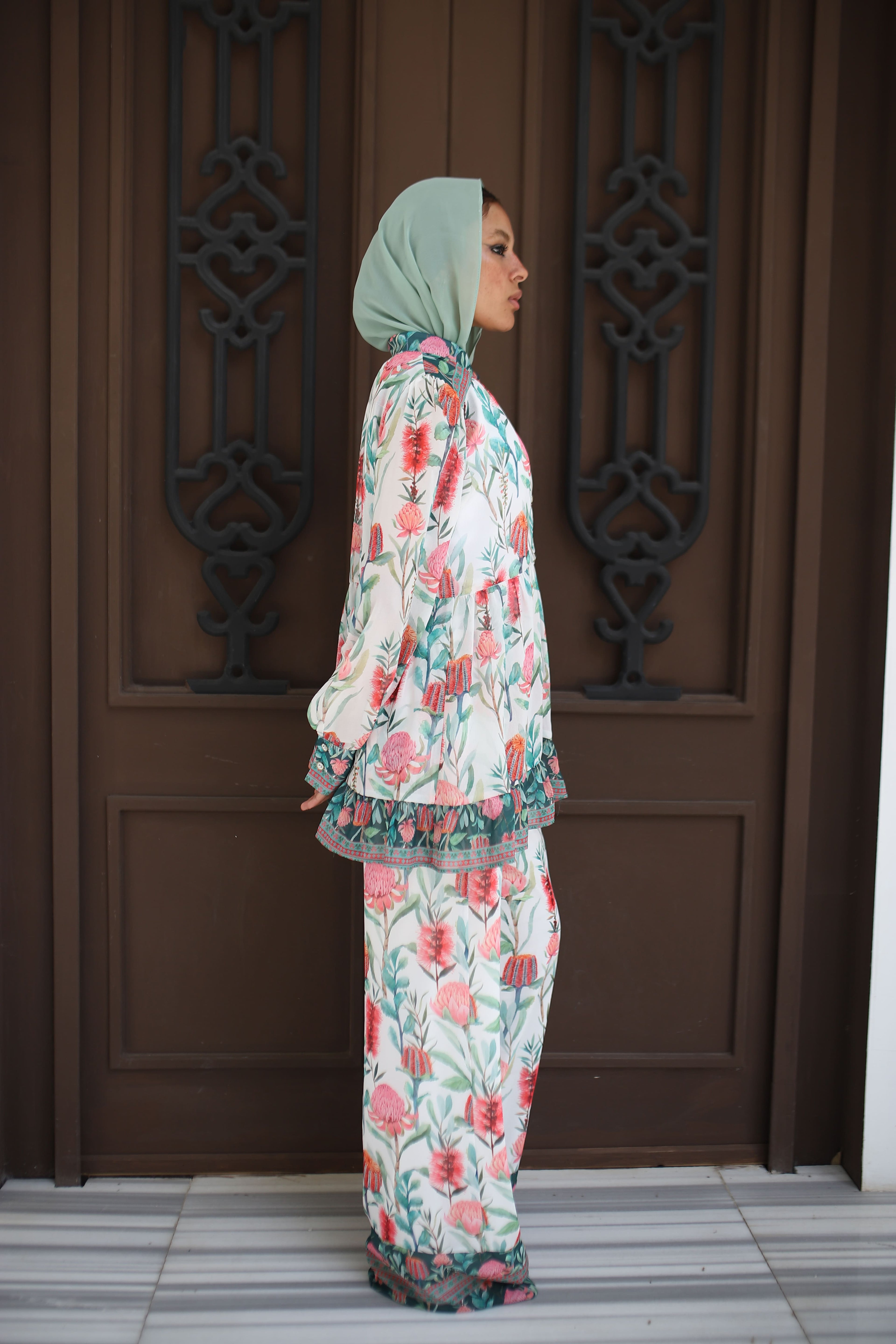 Flora Chiffon Blouse