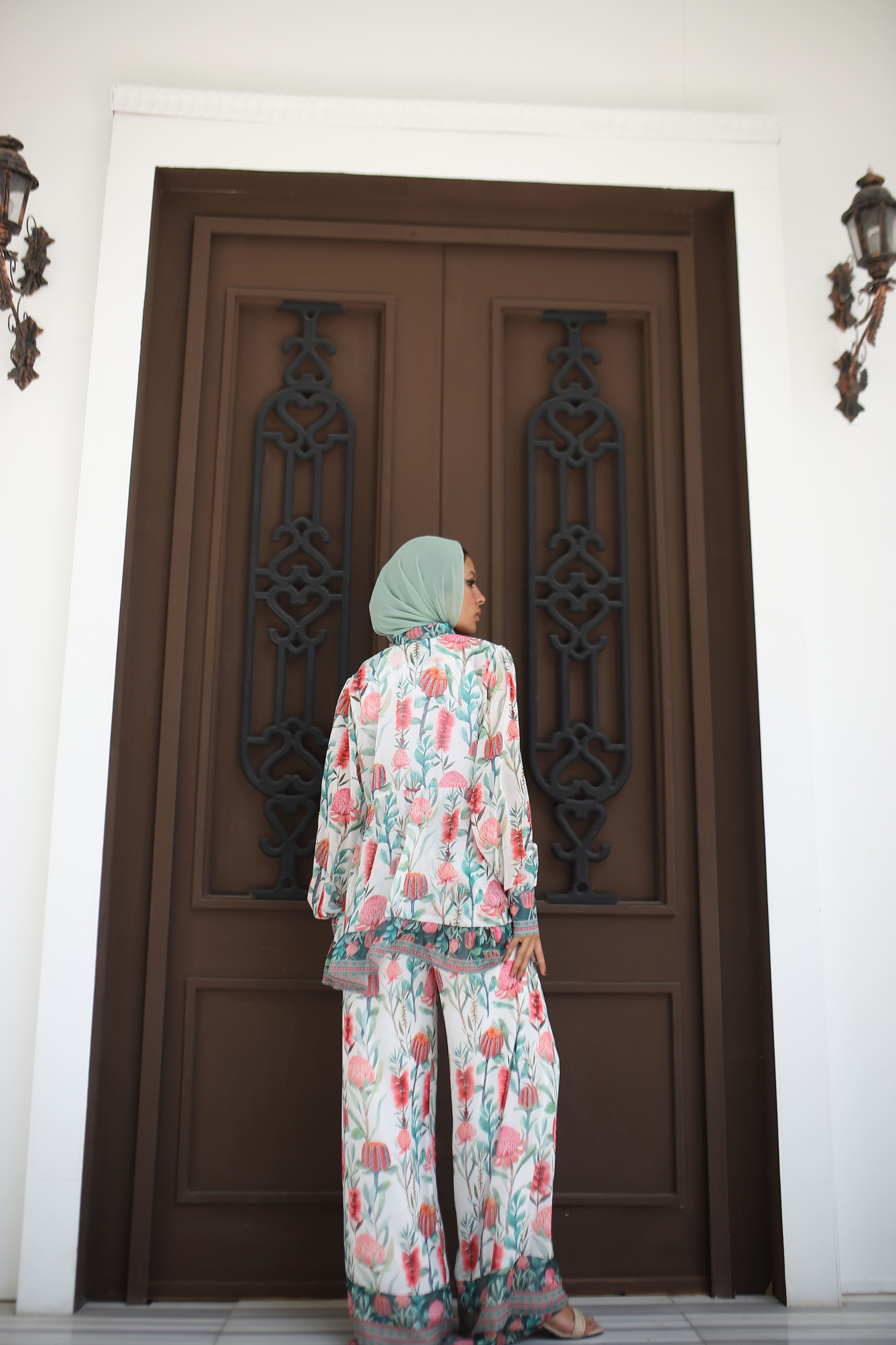 Flora Chiffon Blouse