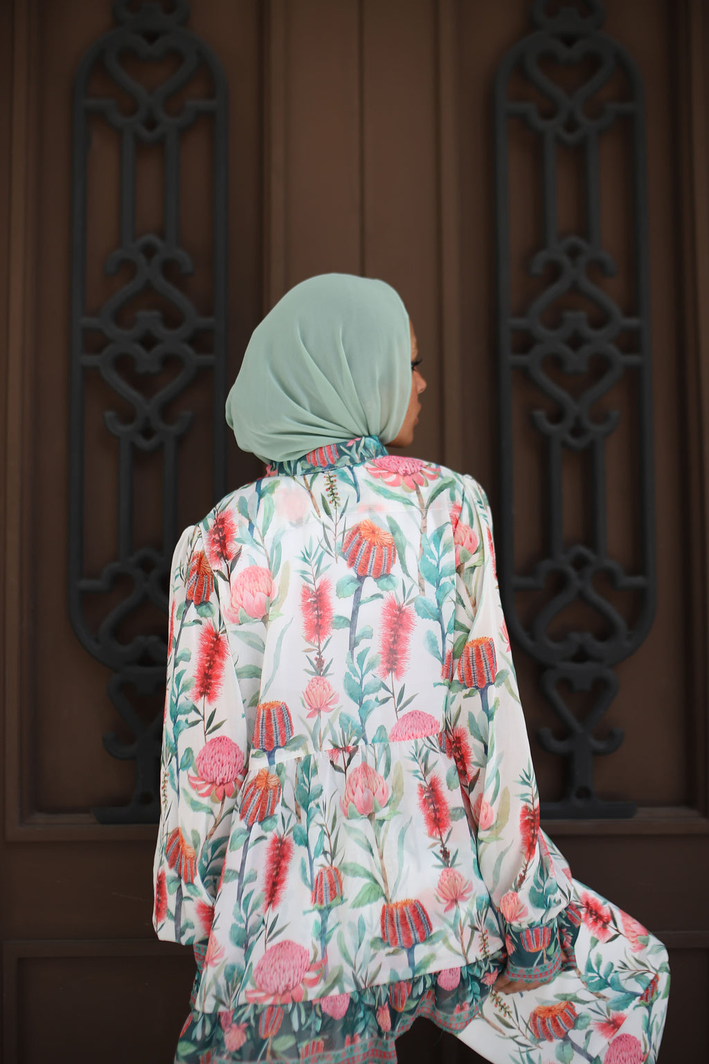 Flora Chiffon Blouse