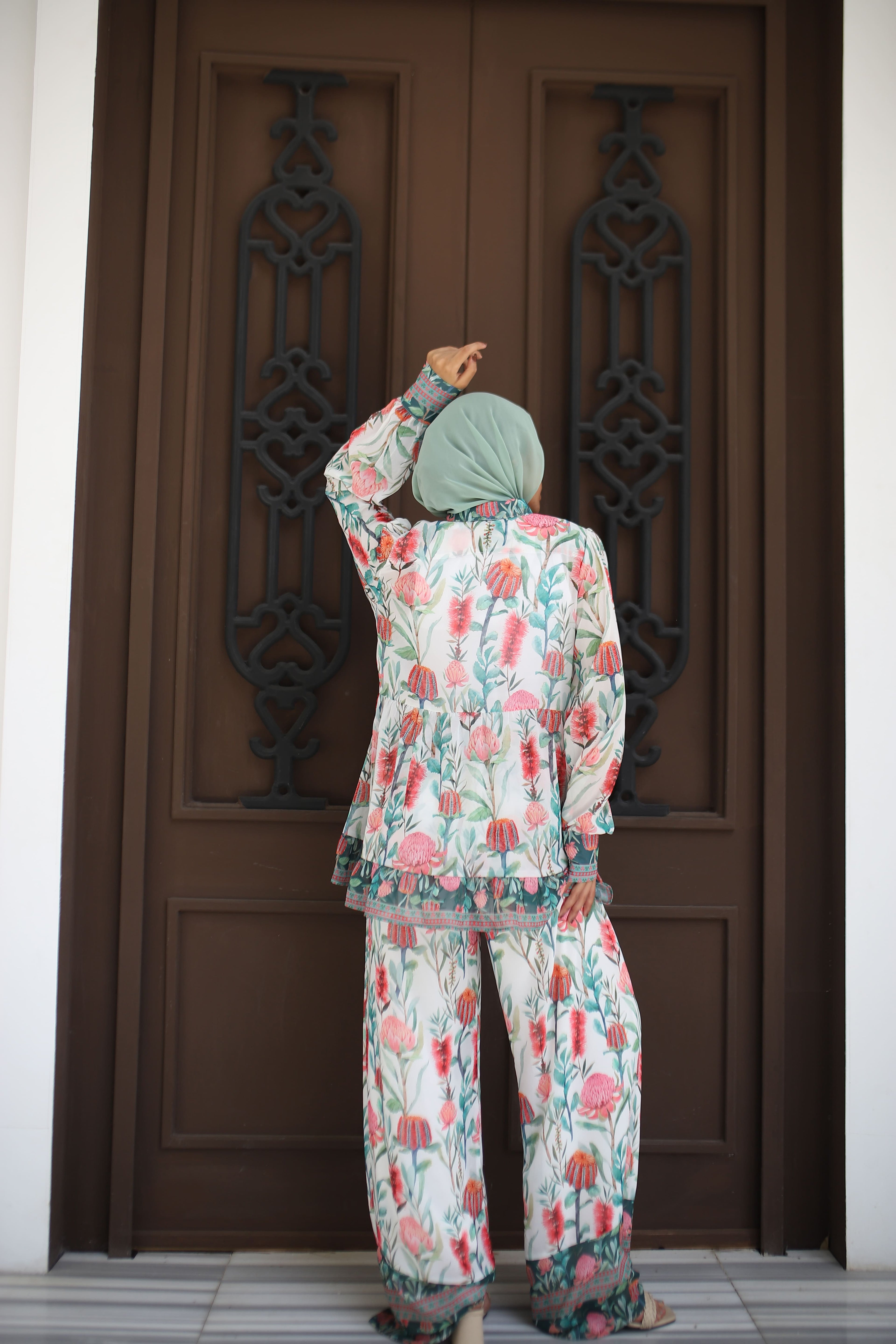 Flora Chiffon Pants