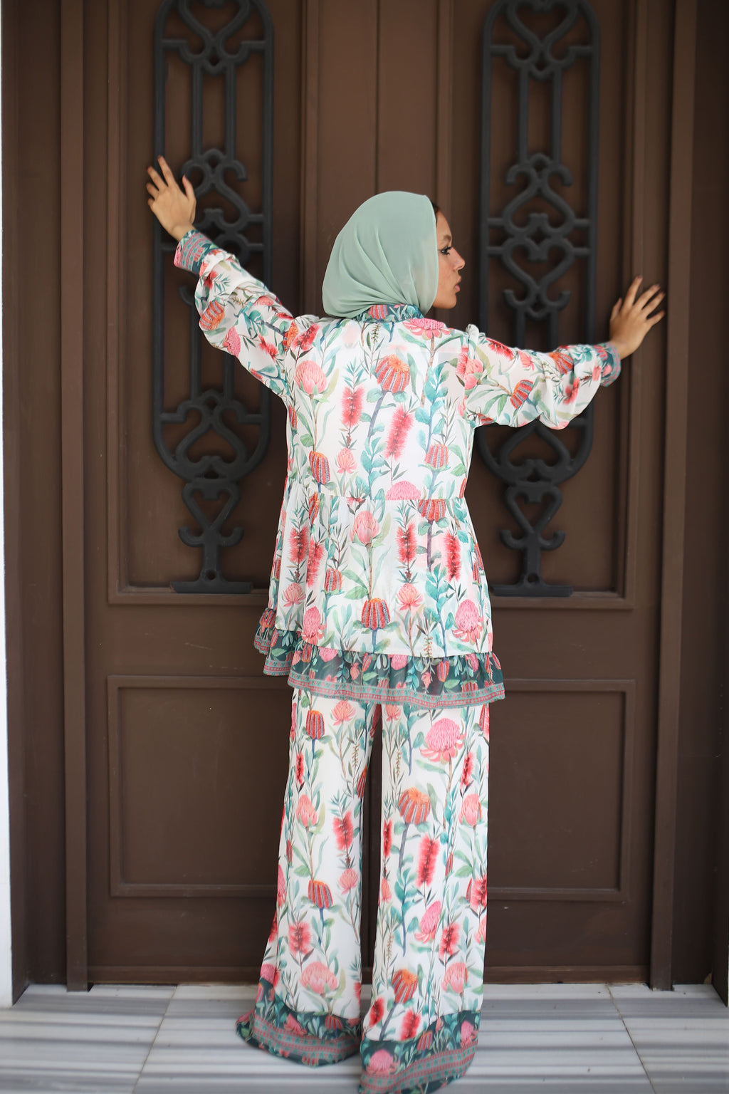 Flora Chiffon Blouse