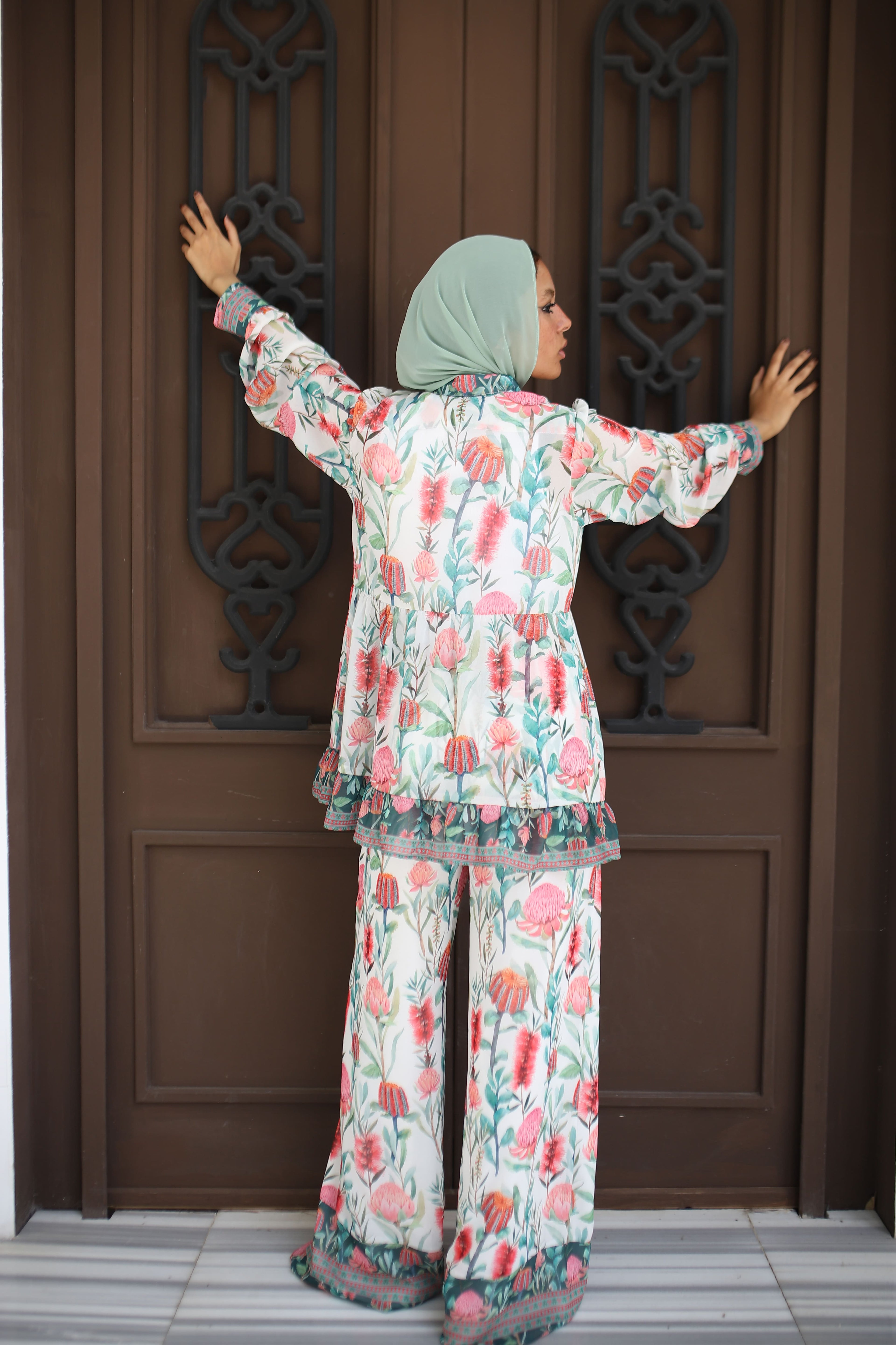 Flora Chiffon Blouse