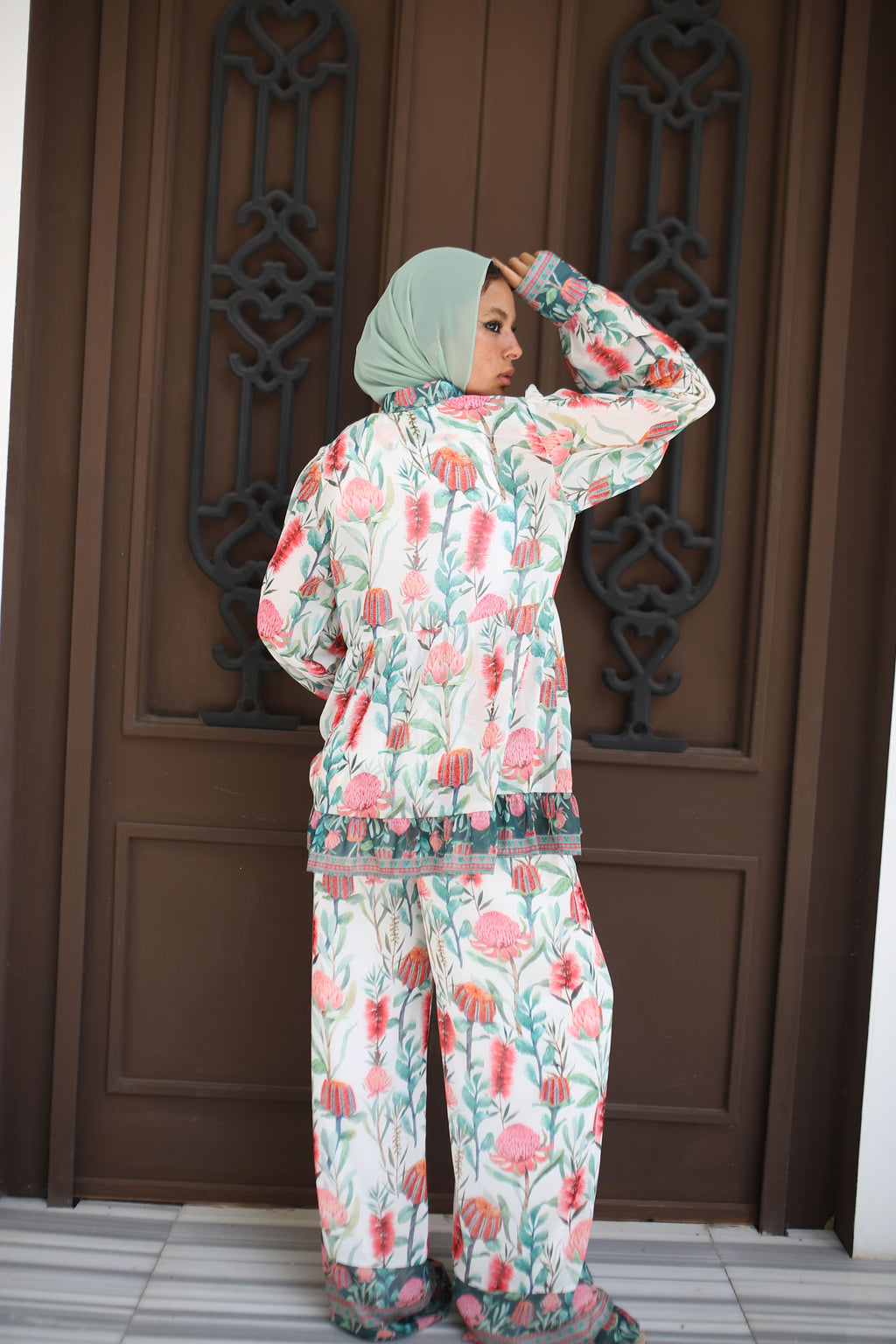Flora Chiffon Pants