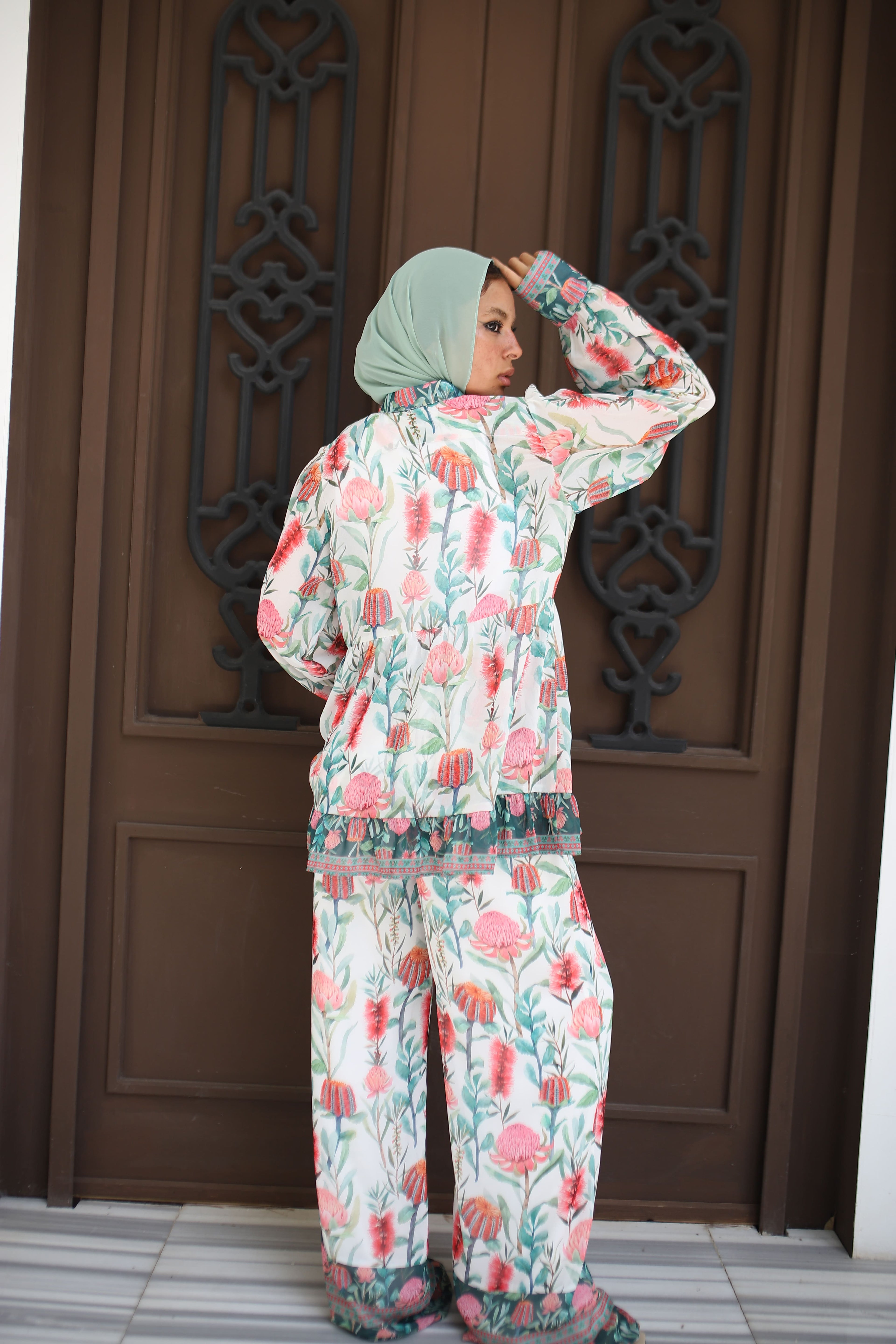 Flora Chiffon Pants