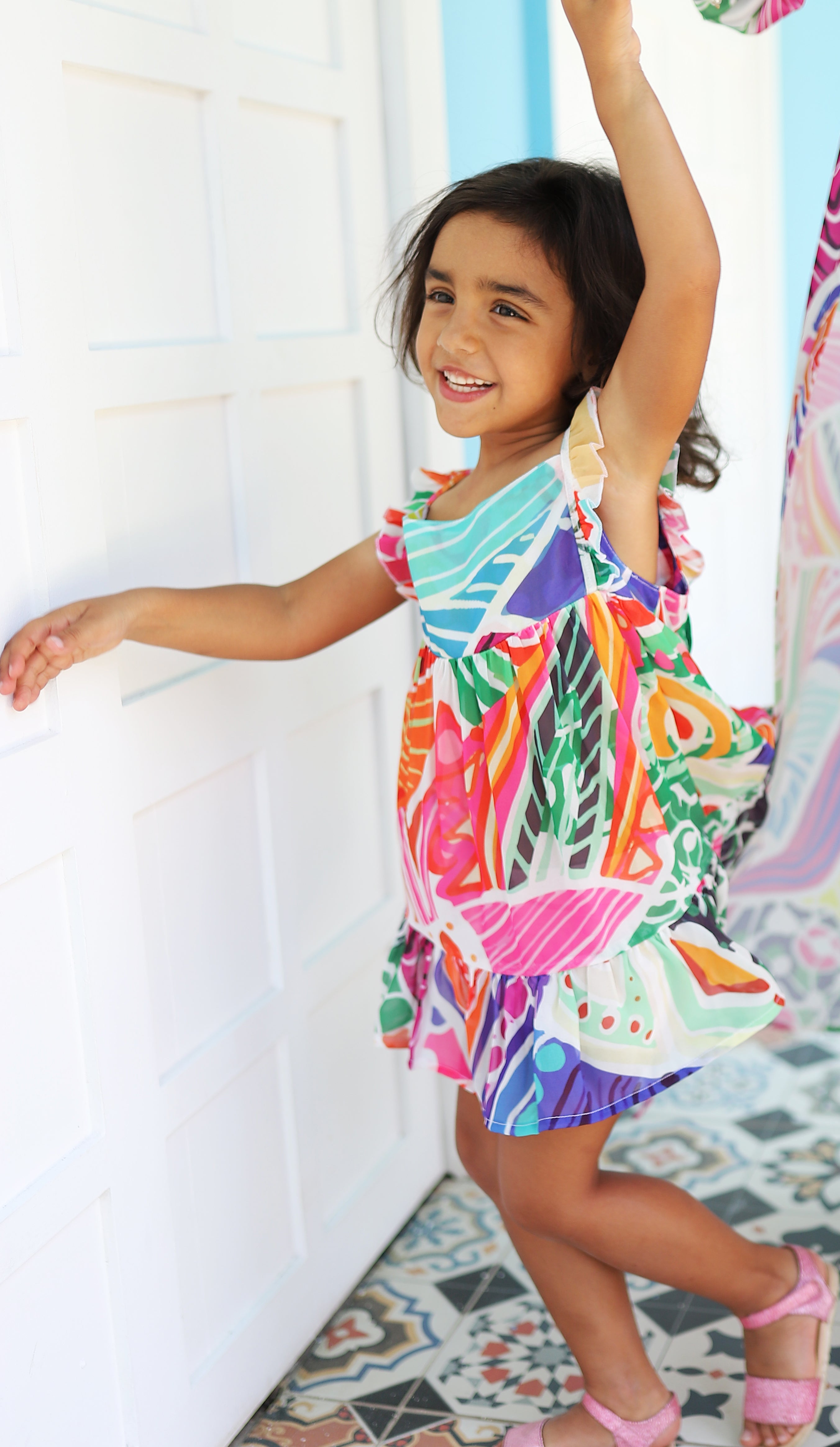 Abstract Kids Dress