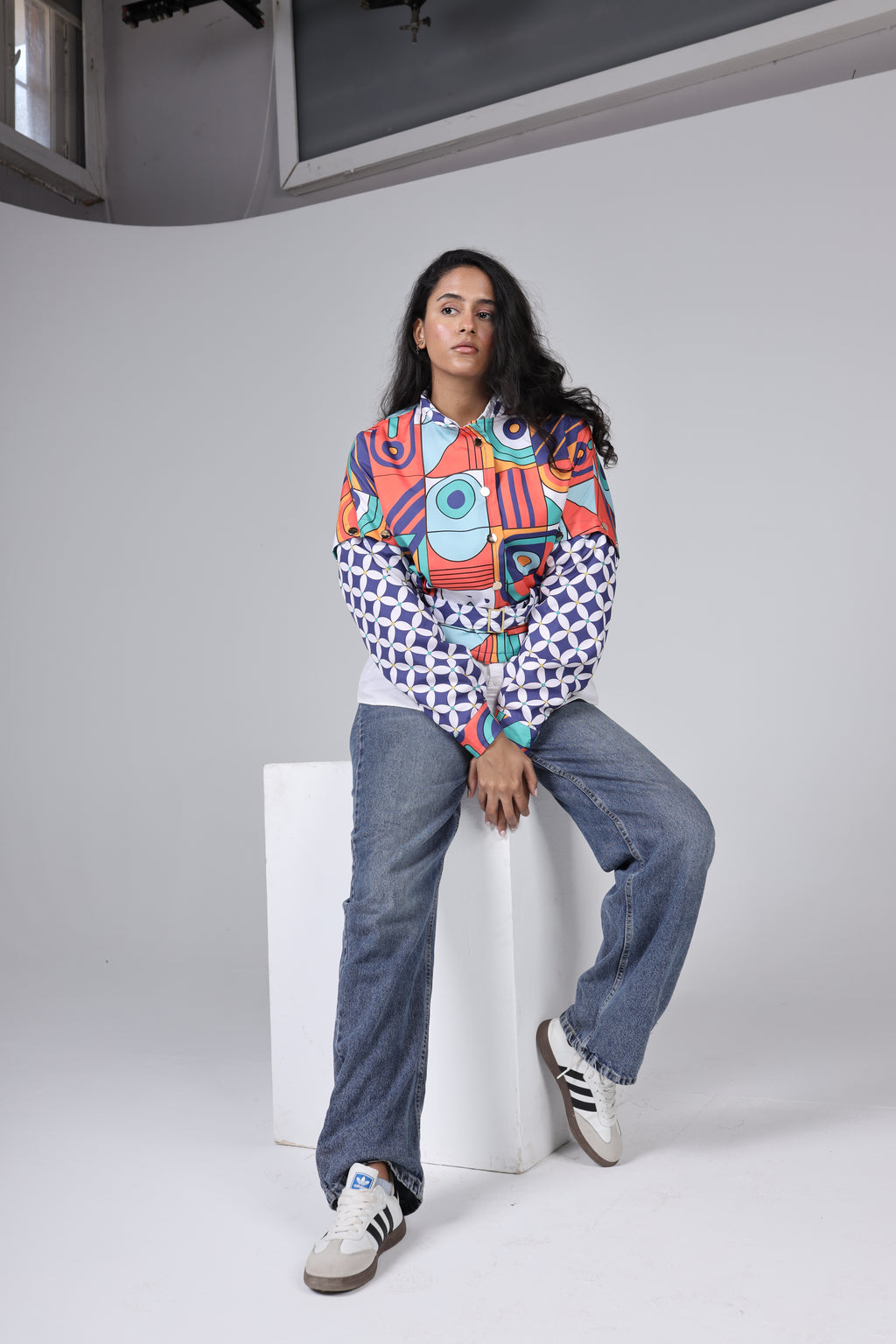 "PLAYFULL" cropped jacket