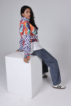 "PLAYFULL" cropped jacket