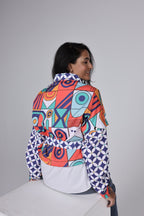 "PLAYFULL" cropped jacket