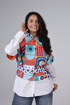 "PLAYFULL" cropped jacket