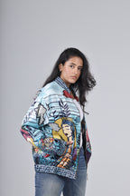 " NEVER LAND " Bomber Jacket