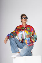 "THE VILLAGE" Bomber Jacket