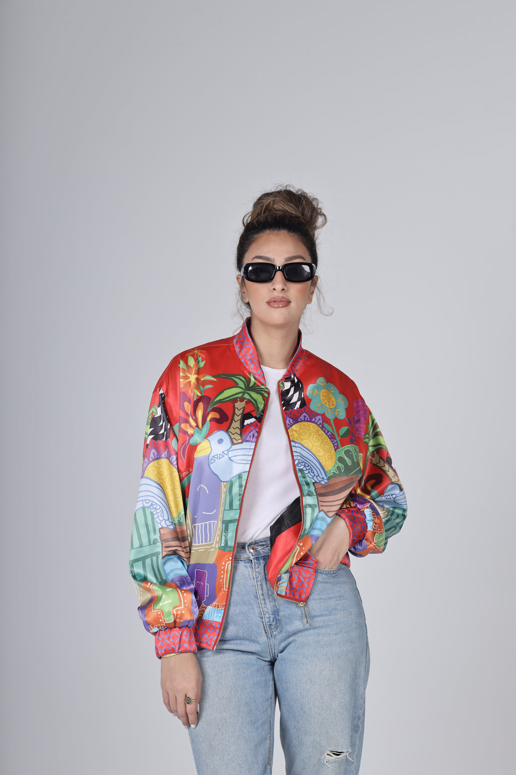 "THE VILLAGE" Bomber Jacket