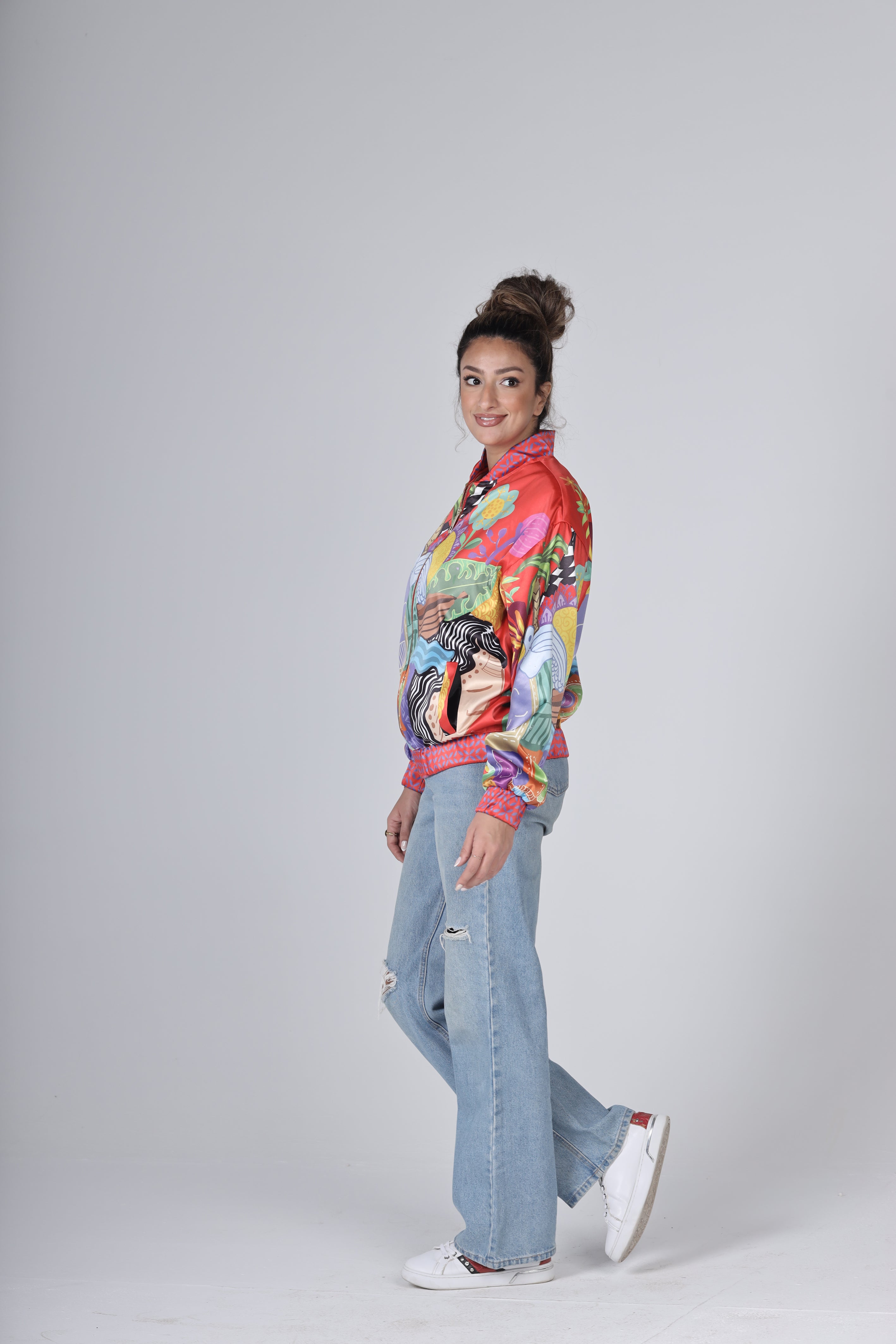 "THE VILLAGE" Bomber Jacket