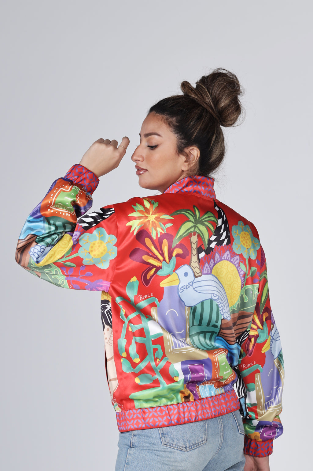 "THE VILLAGE" Bomber Jacket