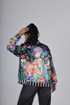 "THE THREE SISTERS" Bomber Jacket