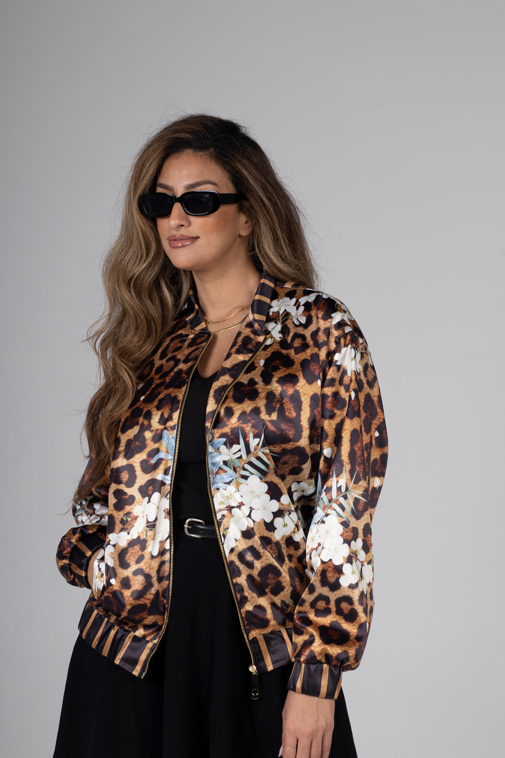 "LEOPARD" Bomber Jacket