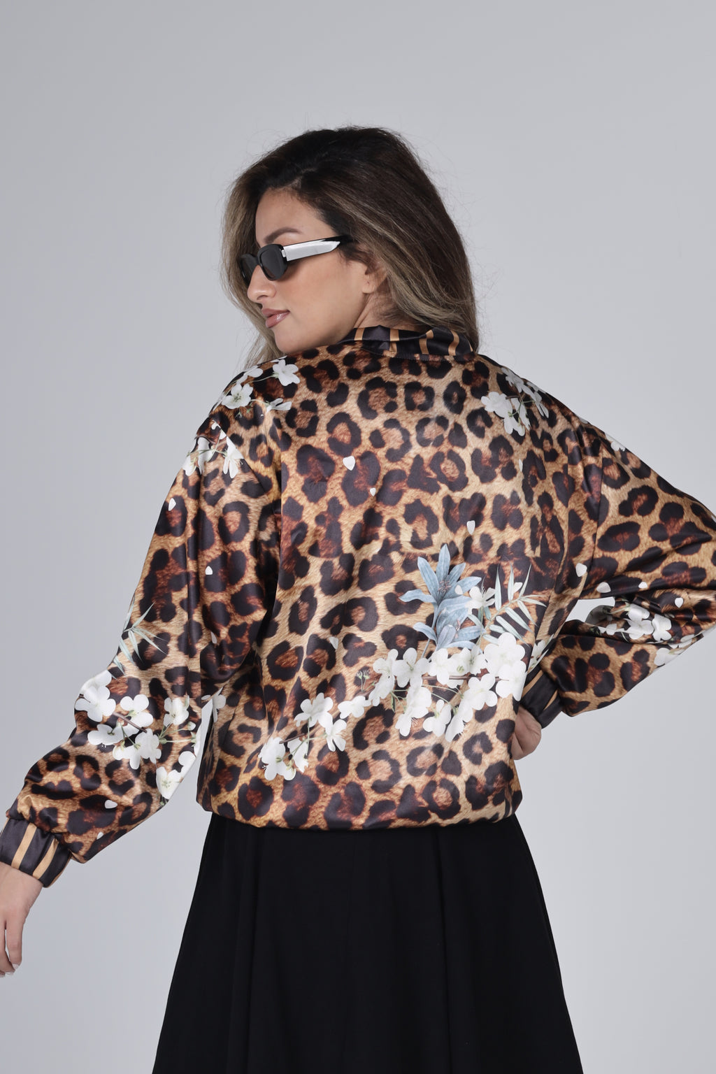 "LEOPARD" Bomber Jacket